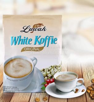 قهوة بيضاء ماركة لواك من إندونيسيا